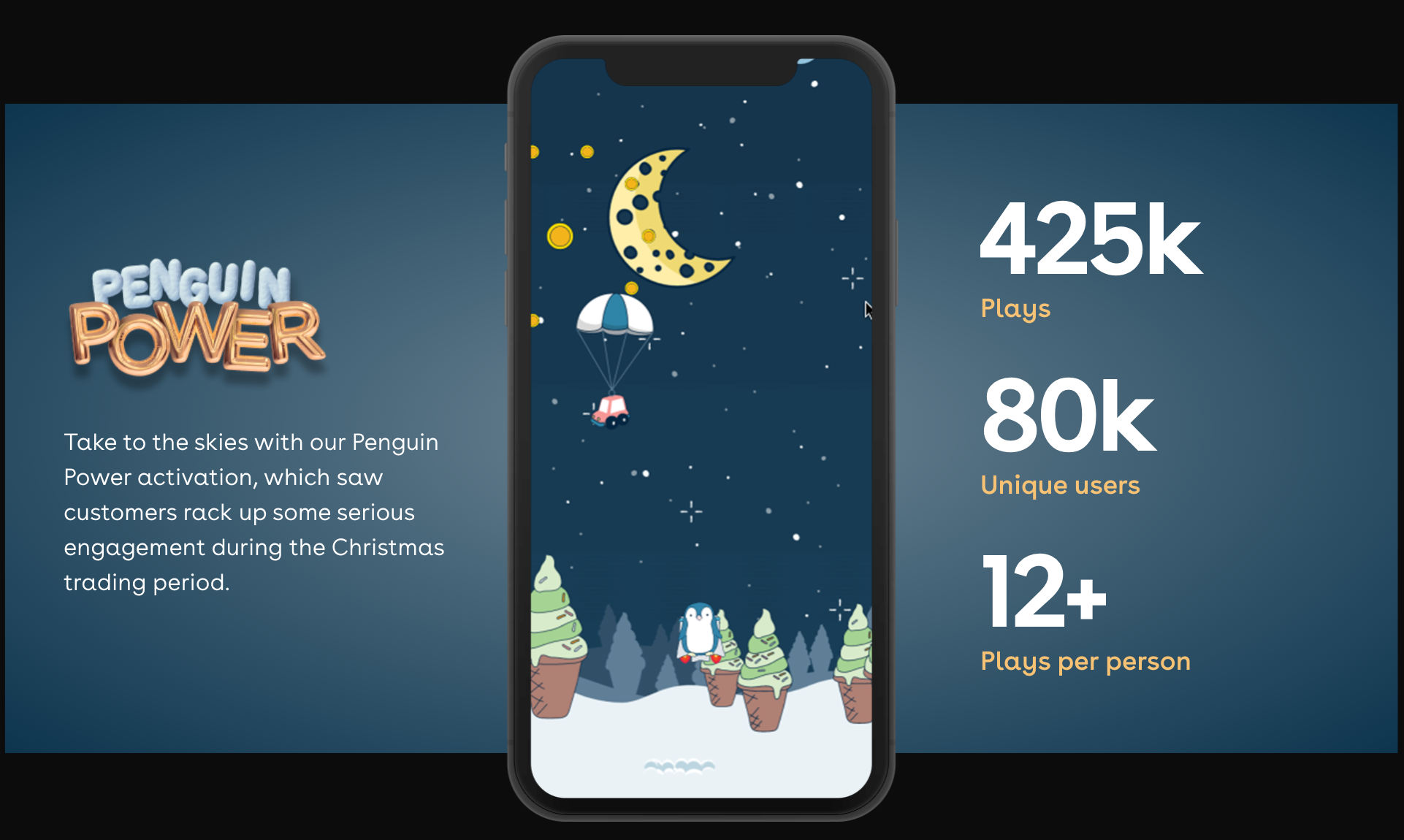 Screenshot Of A Penguin Game On An Iphone Screen